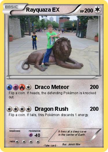 Pokemon Rayquaza EX
