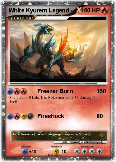 Pokemon White Kyurem Legend