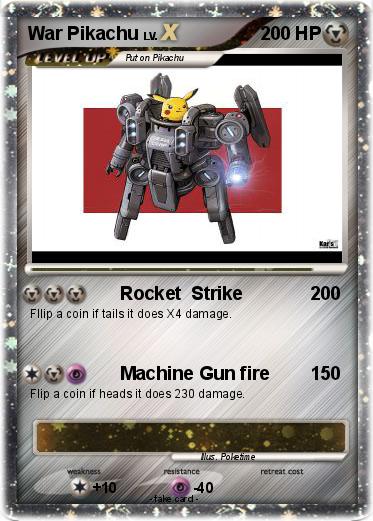 Pokemon War Pikachu