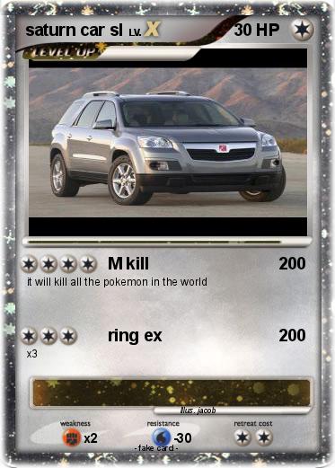Pokemon saturn car sl