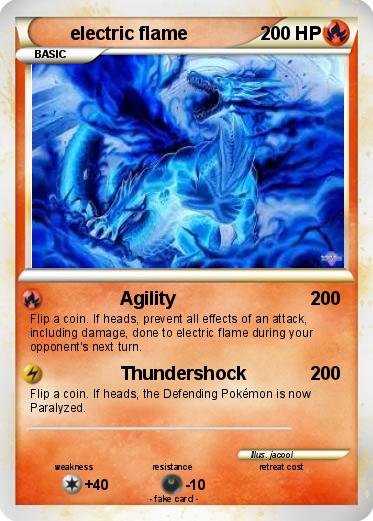 Pokemon electric flame