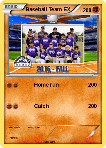 Pokemon Baseball Team EX
