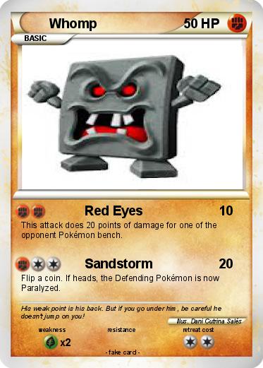 Pokemon Whomp