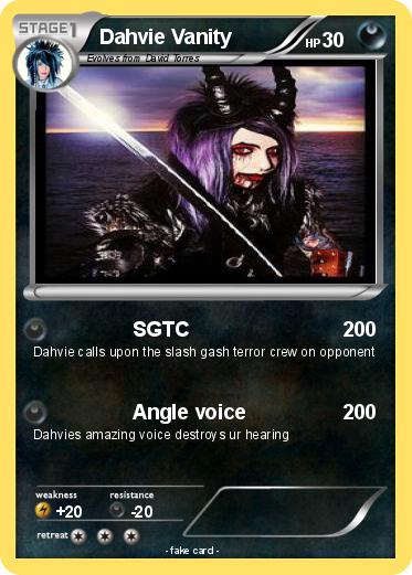 Pokemon Dahvie Vanity