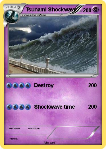 Pokemon Tsunami Shockwave
