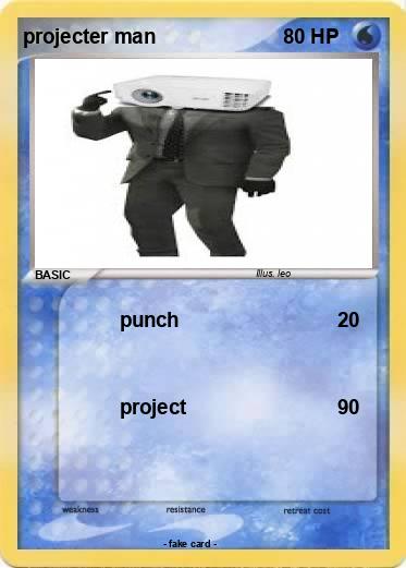 Pokemon projecter man