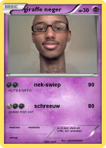 Pokemon giraffe neger