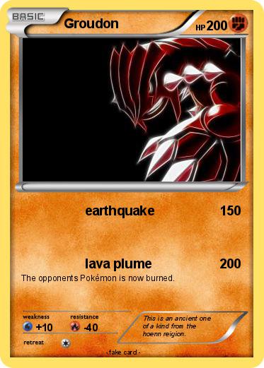 Pokemon Groudon