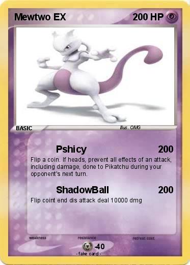 Pokemon Mewtwo EX