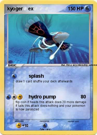 Pokemon kyoger    ex