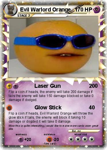 Pokemon Evil Warlord Orange