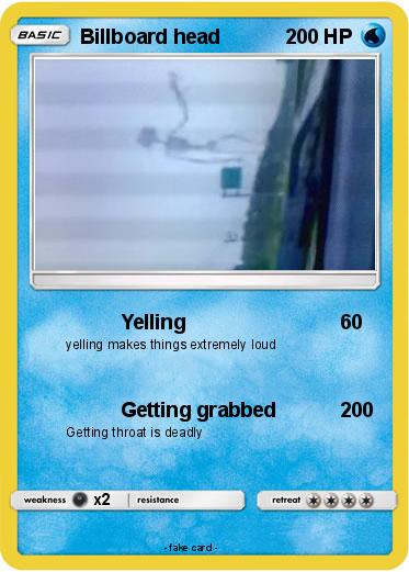 Pokemon Billboard head