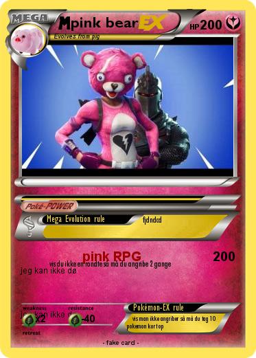 Pokemon pink bear