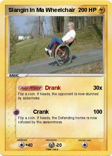 Pokemon Slangin In Ma Wheelchair