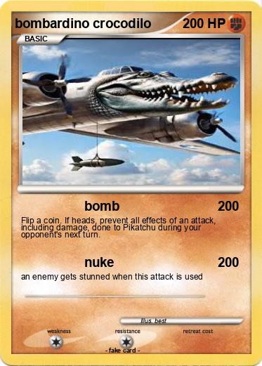 Pokemon bombardino crocodilo