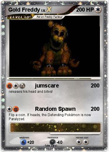 Pokemon Gold Freddy
