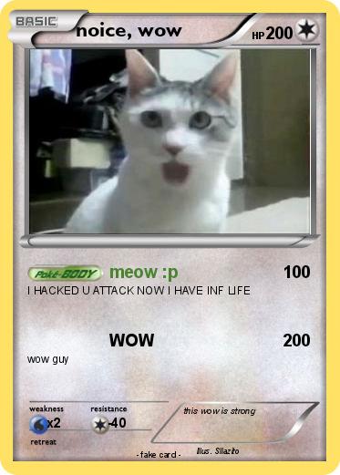 Pokemon noice, wow