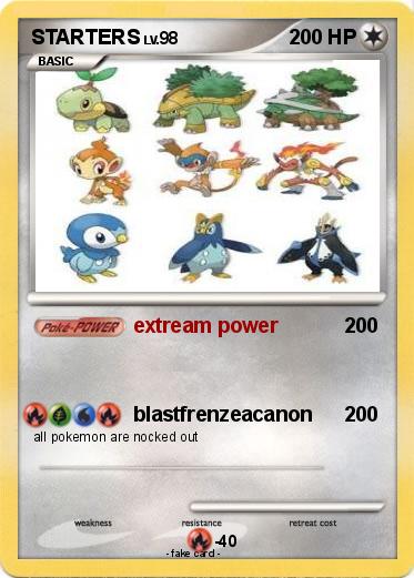 Pokemon STARTERS