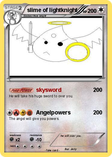 Pokemon slime of lightknight
