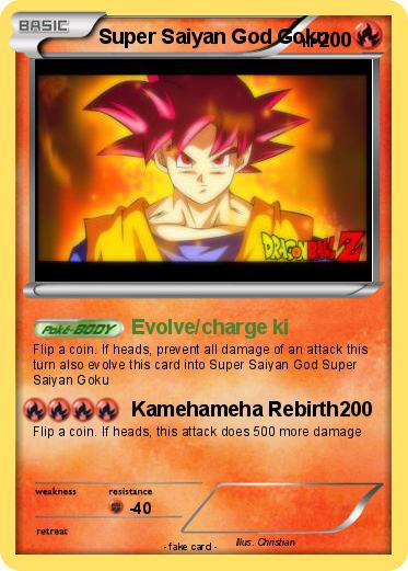 Pokemon Super Saiyan God Goku