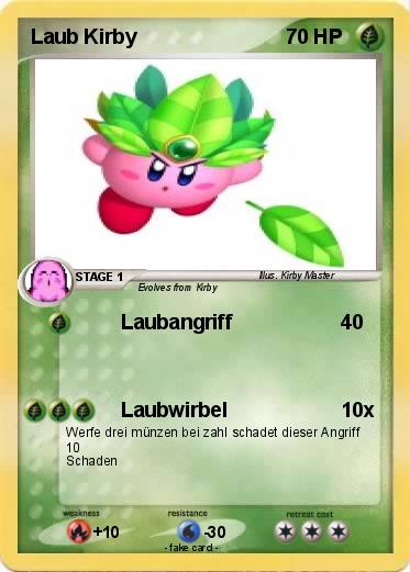 Pokemon Laub Kirby