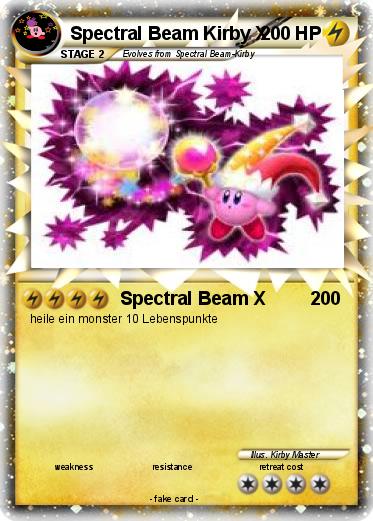 Pokemon Spectral Beam Kirby X