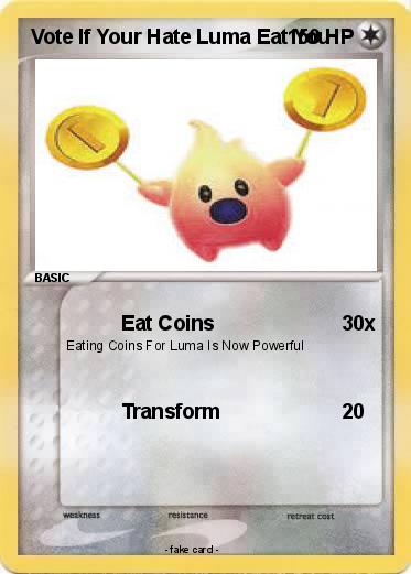 Pokemon Vote If Your Hate Luma Eat You