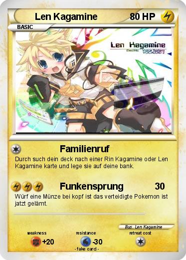 Pokemon Len Kagamine
