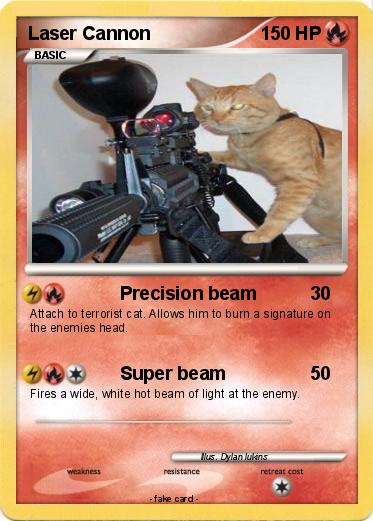 Pokemon Laser Cannon