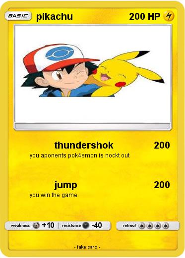 Pokemon pikachu