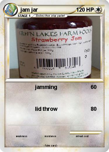 Pokemon jam jar