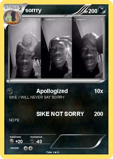 Pokemon sorrry