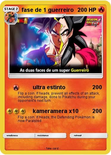 Pokemon fase de 1 guerreiro