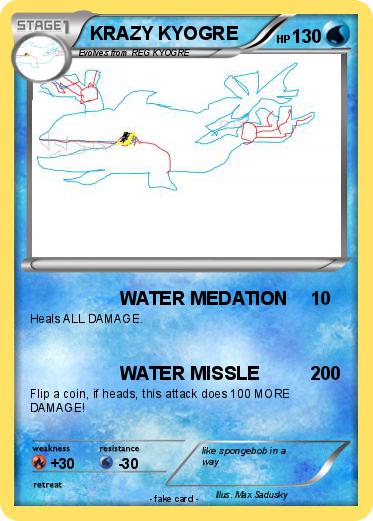 Pokemon KRAZY KYOGRE