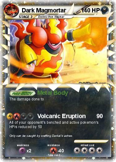 Pokemon Dark Magmortar