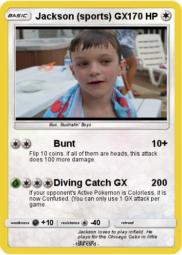 Pokemon Jackson (sports) GX
