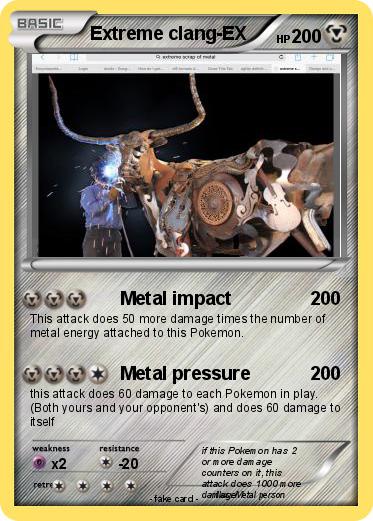 Pokemon Extreme clang-EX