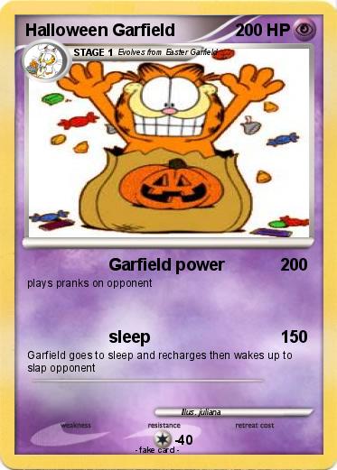 Pokemon Halloween Garfield