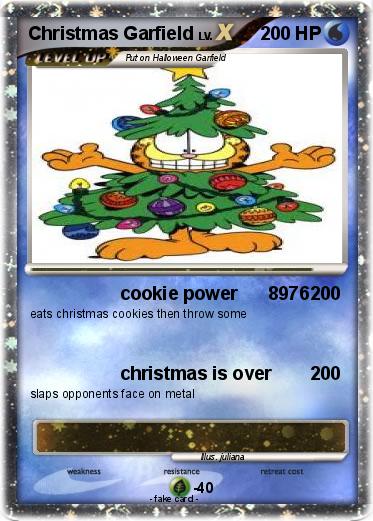 Pokemon Christmas Garfield