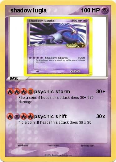 Pokemon  shadow lugia