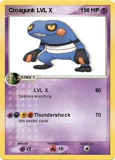 Pokemon Croagunk LVL X