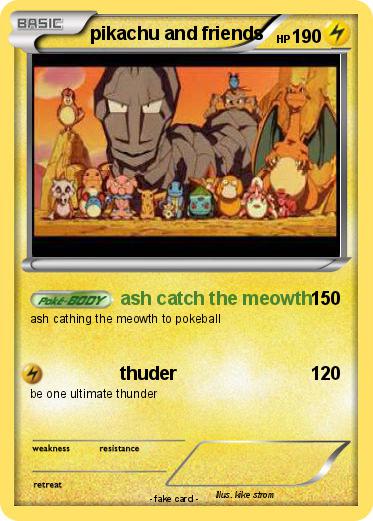 Pokemon pikachu and friends