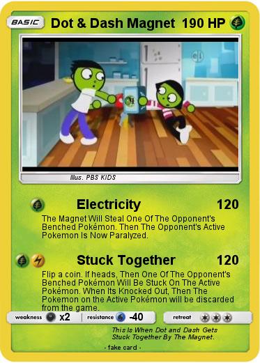 Pokemon Dot & Dash Magnet