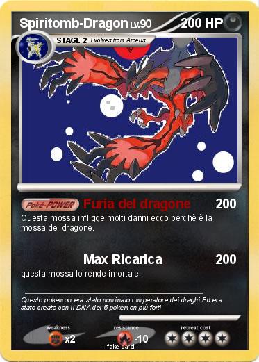Pokemon Spiritomb-Dragon