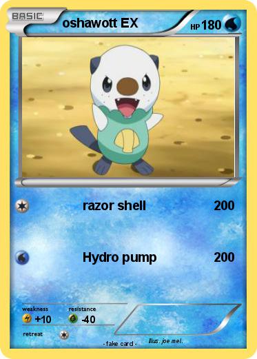 Pokemon oshawott EX