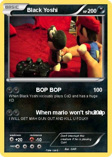 Pokemon Black Yoshi
