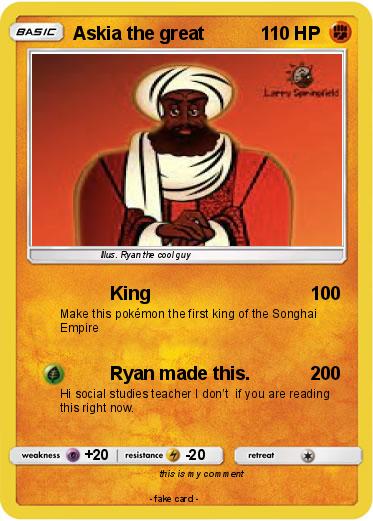 Pokemon Askia the great