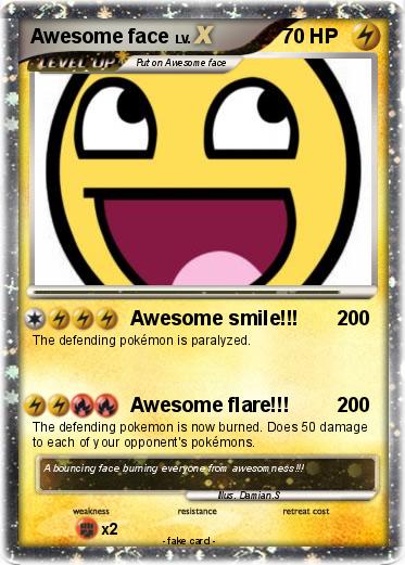 Pokemon Awesome face