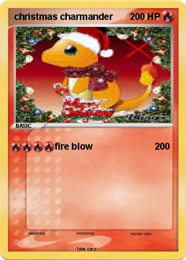 Pokemon christmas charmander