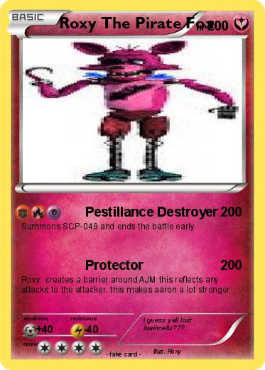 Pokemon Roxy The Pirate Fox